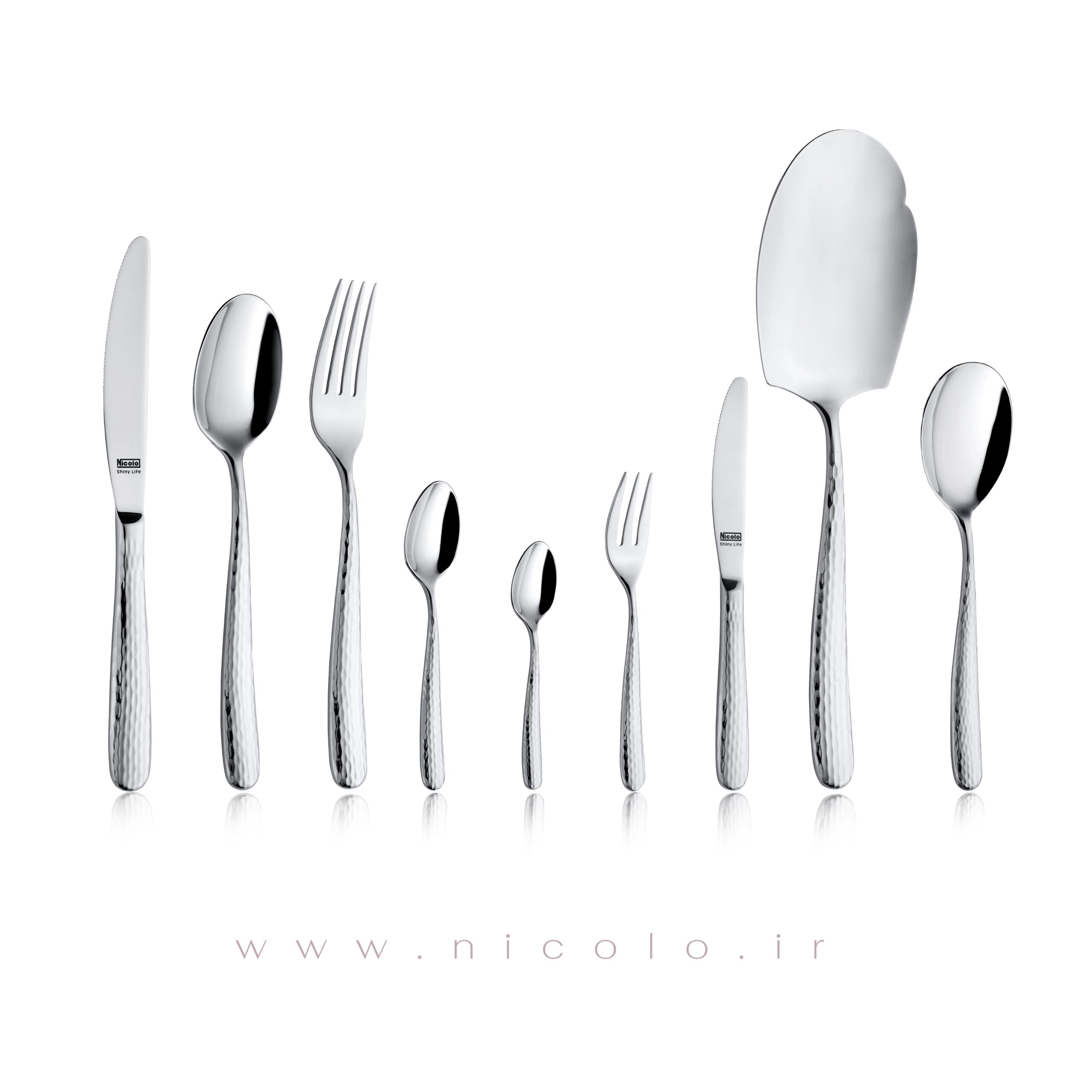 سرویس قاشق و چنگال ۴۴ پارچه نیکولو مدل برلیان