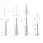 سرویس قاشق و چنگال ۹۵ پارچه نیکولو مدل برلیان