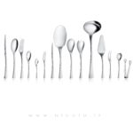 سرویس قاشق و چنگال ۵۱ پارچه نیکولو مدل سورنتو براق