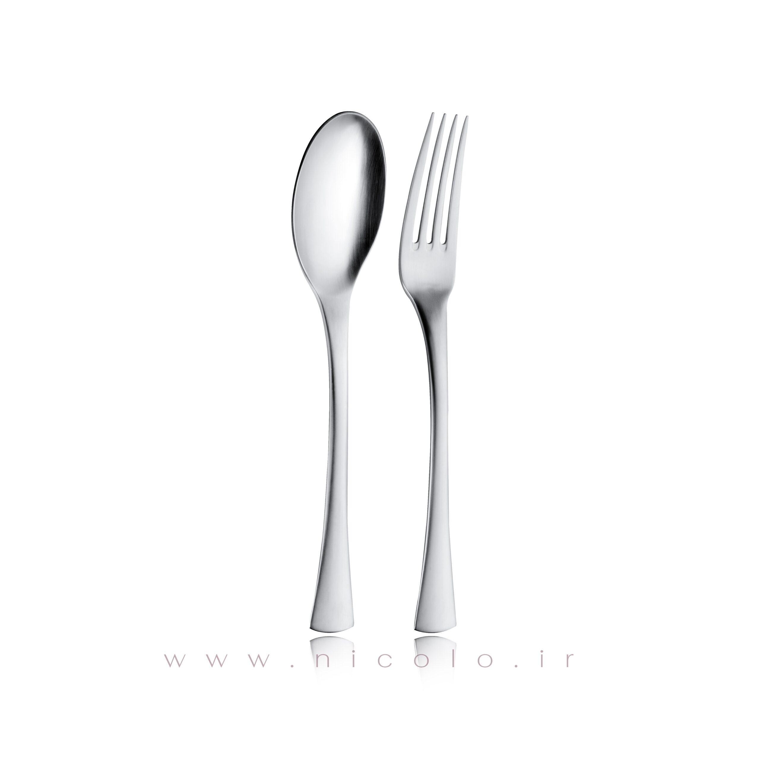 قاشق و چنگال غذا خوری ۱۲ پارچه نیکولو مدل سورنتو براق قاشق و چنگال غذا خوری ۱۲ پارچه نیکولو مدل سورنتو براق